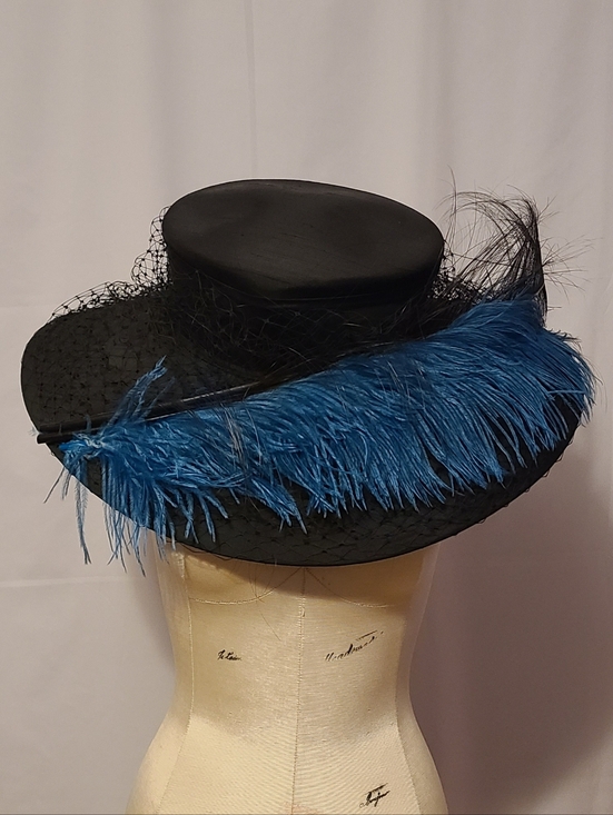 Hat Wide Brim Feather Herbert Johnson 54 St Jame\'s St London Sw Great Britain main image 2